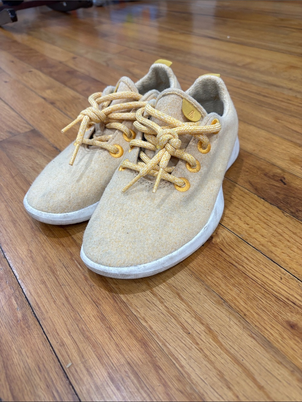 allbirds Women's Yellow Wool Runners
